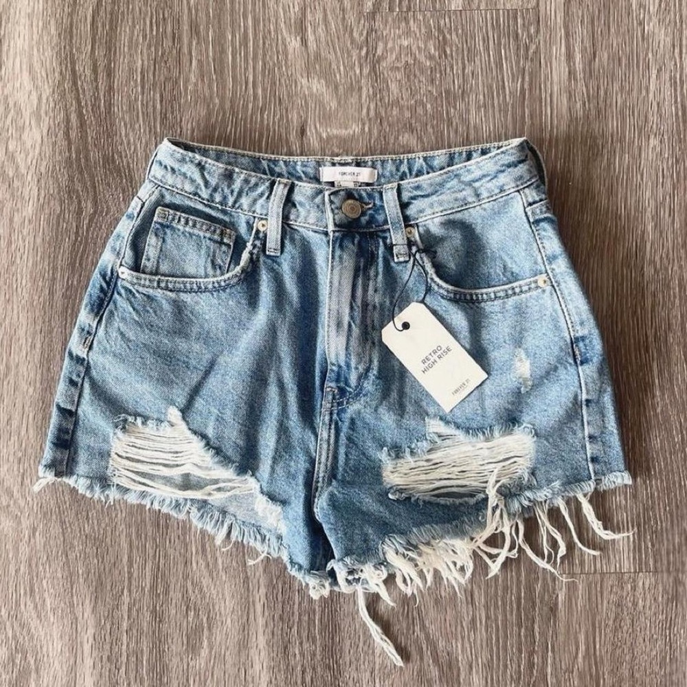 American Eagle Distressed Denim Shorts
